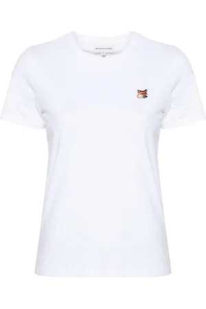 Maison Kitsuné T-shirt med ræv-motiv