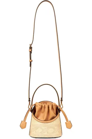 Etro Lille Saturno bucket-taske i bast