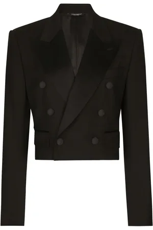 Dolce & Gabbana Cropped dobbeltradet blazer