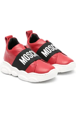 Moschino Sneakers i læder med logotryk