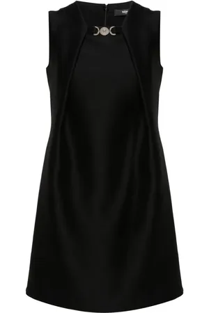 VERSACE Kort kjole med Medusa Head-plade