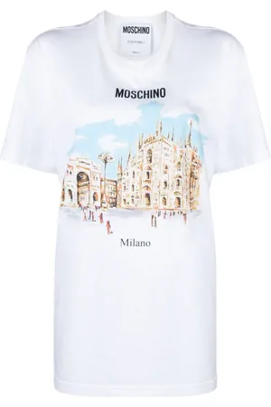 Moschino T-shirt med illustration-tryk