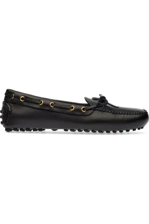 CAR SHOE Antikke loafers i kalveskind