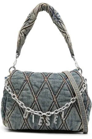 Diesel Charm-D skuldertaske i denim
