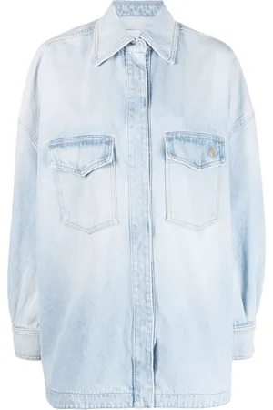 The Attico Denim-skjortejakke