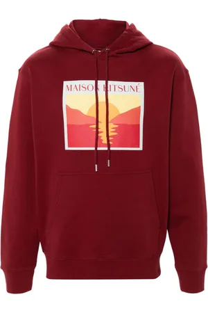 Maison Kitsuné Sunset Postcard hættetrøje