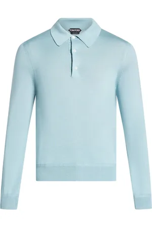 Tom Ford Langærmet polo i strik