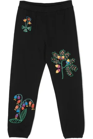 Stella McCartney Joggingbukser med blomsterbroderi