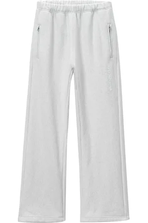 Alexander Wang Joggingbukser med brede ben og præget logo