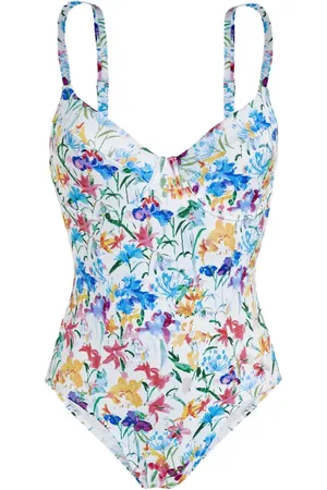 Vilebrequin Leonita badedragt med Happy Flowers-tryk