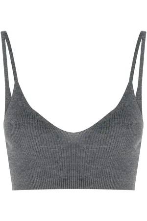 Cashmere In Love Ribstrikket cropped top