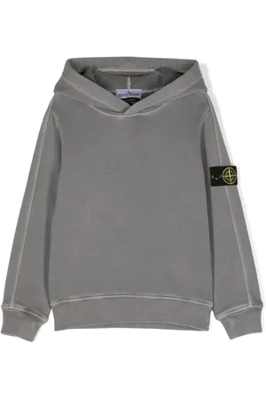 Stone Island Hættetrøje med kompasmærke