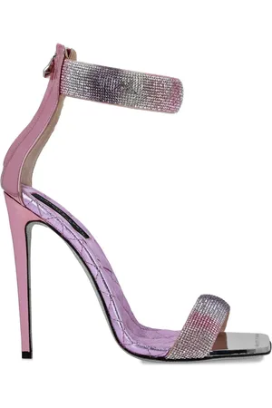 Philipp Plein Mirror Crystal 120 mm sandaler med nitter