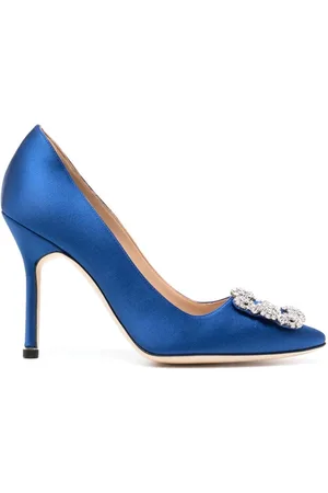 Manolo Blahnik Hangisi pumps i satin