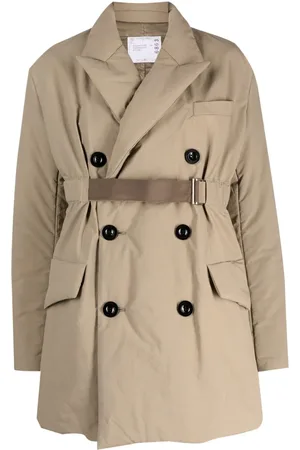 SACAI Dobbeltradet trenchcoat