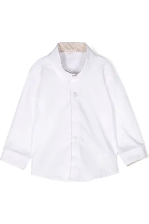 Le Bebé Enfant Skjorte i poplin med kontrastfor