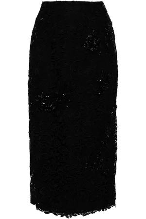 Carolina Herrera Pencil-nederdel med blonde-detalje