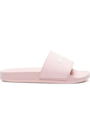 Palm Angels Flade sandaler med præget logo