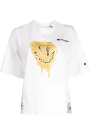 Maison Mihara Yasuhiro T-shirt med broderet logo