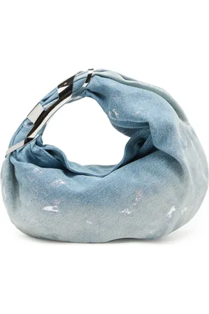 Diesel Forvasket Grab-D skuldertaske i denim