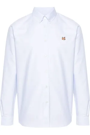 Maison Kitsuné Skjorte med rævemotiv