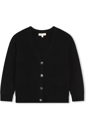 Michael Kors Ribbet cardigan med MK-knapper