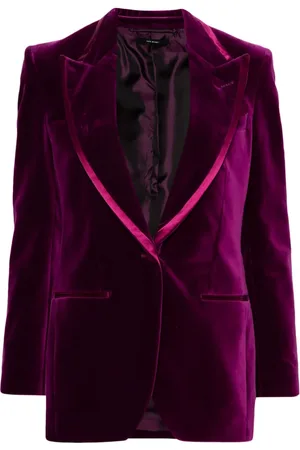 Tom Ford Enkeltradet blazer i velour