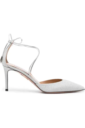 Aquazzura Cherry 75mm pumps med glimmer