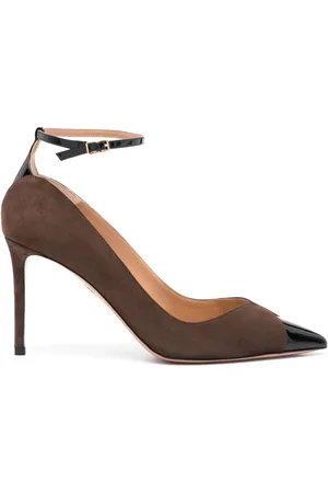 Aquazzura Piper 85mm pumps i ruskind