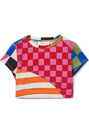 PUCCI Junior T-shirt med Giardino-tryk