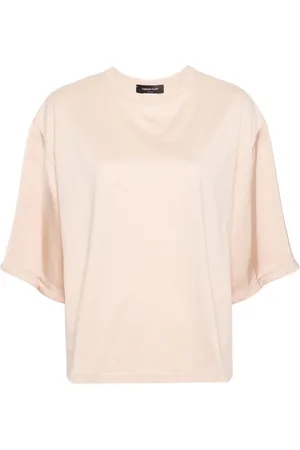 Fabiana Filippi T-shirt med satin-detalje