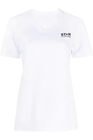 Golden Goose Kortærmet T-shirt med logotryk