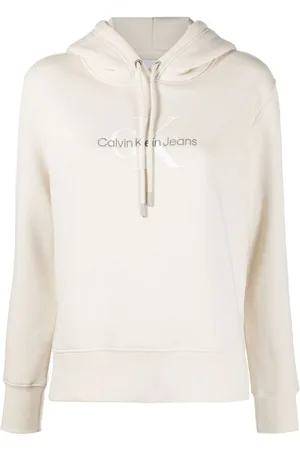 Calvin Klein Hættetrøje med broderet logo og snoretræk