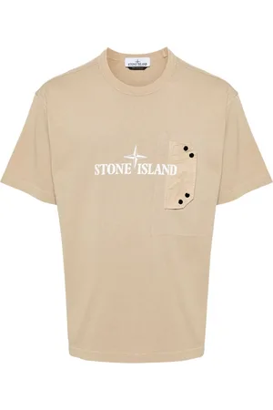 Stone Island T-shirt med logotryk