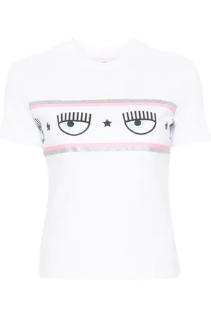 Chiara Ferragni T-shirt med Maxi Logomania-tryk