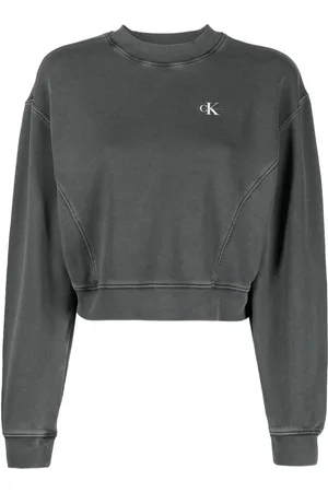 Calvin Klein Syrevasket sweatshirt med logotryk
