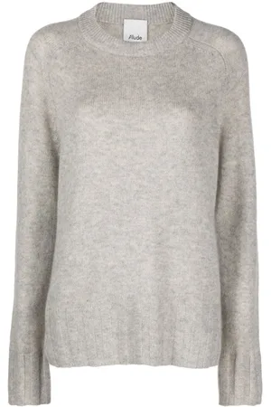 Allude Striktrøje med rund hals