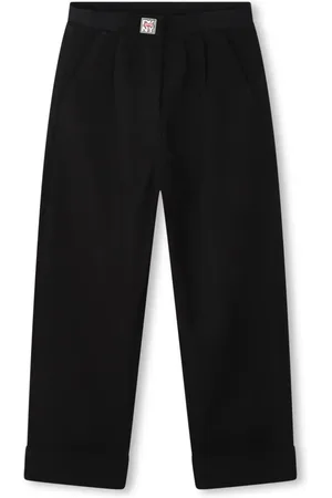 DKNY Bukser med lige ben og logoapplikation