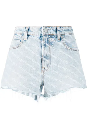 Alexander Wang Højtaljede Bite denimshorts
