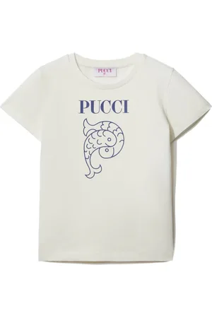 PUCCI Junior T-shirt med logotryk