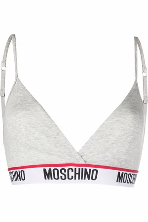 Moschino Bh med trekantet skål og logobånd