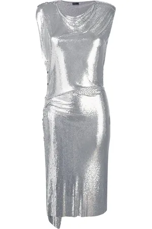 Paco rabanne Mellemlang draperet kjole