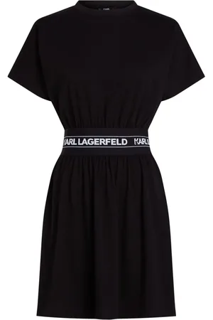 Karl Lagerfeld T-shirt-kjole med logobånd