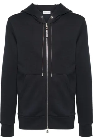 Moncler Hættetrøje med logo-applikation og lynlås