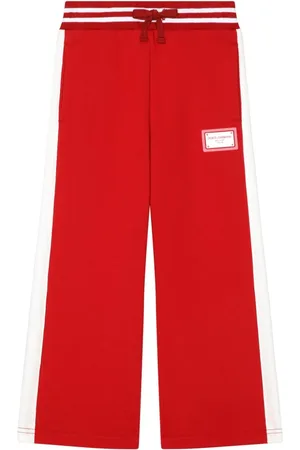 Dolce & Gabbana Joggingbukser i bomuld med logoplade