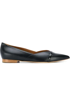 MALONE SOULIERS Pumps i læder med spids tå