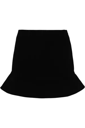KIMHEKIM Strikket miniskirt med peplum-kant