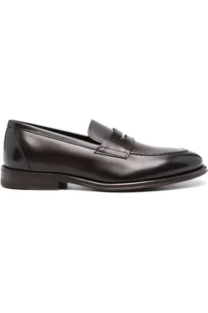 HENDERSON BARACCO Loafers i læder med penny-slot