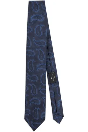 Etro Silkeslips i paisley-jacquard
