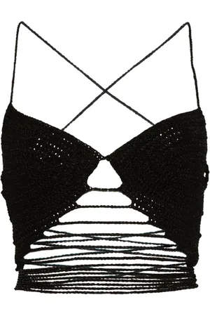 The Mannei Hæklet cropped top